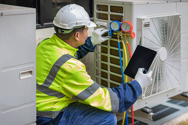 Professional Hvac Maintenance technician working in Montville, NJ